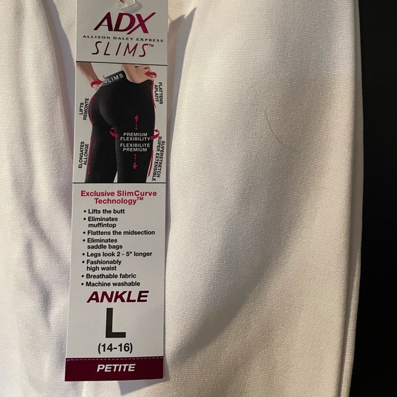 ALLISON DALY White Slims Ankle Leggings - Picture 1 of 3